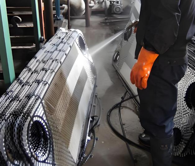 山東板式換熱器清洗廠家華瑞節(jié)能